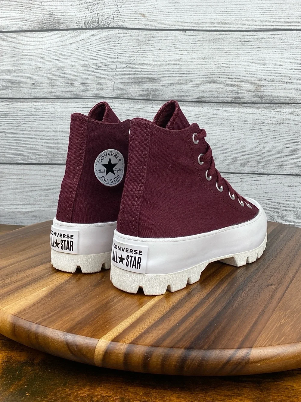 Converse Chuck Taylor All Star Lugged High Dark Burgundy Shoes Women’s Size 6
